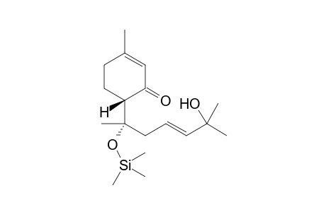 (S)-6-((S,E)-6-hydroxy-6-methyl-2-(trimethylsilyloxy)hept-4-en-2-yl)-3-methylcyclohex-2-enone