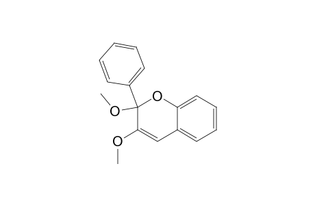 2H-1-Benzopyran, 2,3-dimethoxy-2-phenyl-