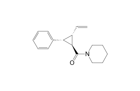 trans-2-Phenyl-trans-3-vinyl-1-(piperidinocarbonyl)cyclopropane