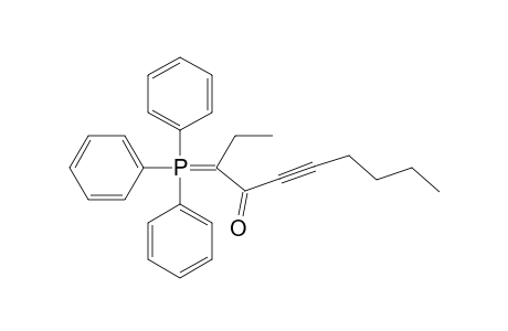 3-triphenylphosphoranylidenedec-5-yn-4-one
