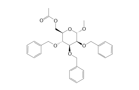 METHYL-6-O-ACETYL-2,3,4-TRI-O-BENZYL-ALPHA-D-MANNOPYRANOSIDE