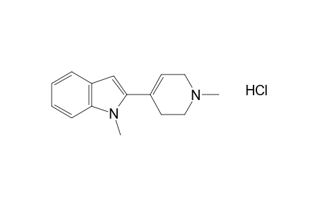 1-methyl-2-(1-methyl-1,2,5,6-tetrahydro-3-pyridyl)indole, monohydrochloride