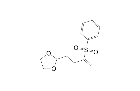 2-(3'-Phenylsulfonylbut-3'-enyl)-1,3-dioxalane