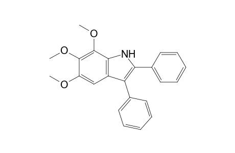 2,3-Diphenyl-5,6,7-trimethoxyindole
