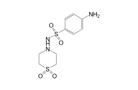 4-amino-N-(1,1-dioxido-4-thiomorpholinyl)benzenesulfonamide