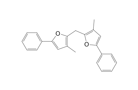 3-methyl-2-[(3-methyl-5-phenyl-2-furanyl)methyl]-5-phenylfuran