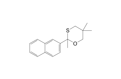 2,5,5-trimethyl-2-(2-naphthalenyl)-1,3-oxathiane