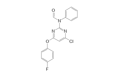 2-(PHENYLFORMYL)-AMINO-4-(4-FLUOROPHENOXY)-6-CHLOROPYRIMIDINE