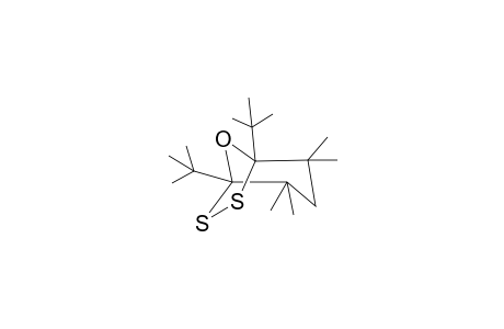 3,7-Bis(tert-butyl)-4,4,6,6-tetramethyl-1,2-dithia-3,7-epoxycycloheptane