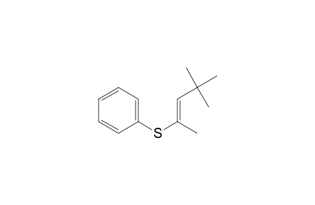 (E)-4,4-Dimethyl-2-phenylthio-2-pentene