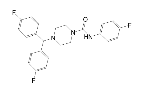 1-piperazinecarboxamide, 4-[bis(4-fluorophenyl)methyl]-N-(4-fluorophenyl)-