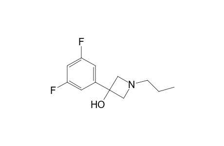 3-(3,5-difluorophenyl)-1-propylazetidin-3-ol