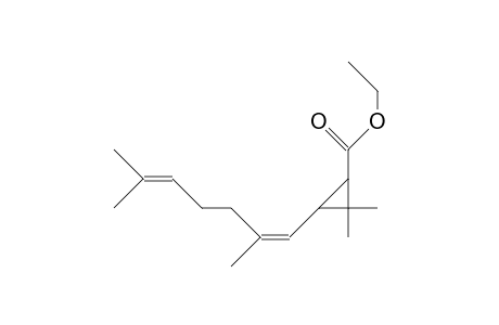 1-(2,6-Dimethyl-(Z)-hepta-1,5-dienyl)-cis-2-ethoxycarbonyl-3,3-dimethyl-cyclopropane