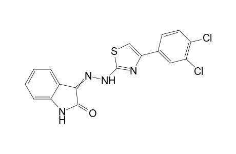 3-{2-[4-(3,4-Dichlorophenyl)thiazol-2-yl]hydrazono}indolin-2-one