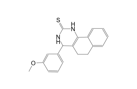 benzo[h]quinazoline-2(1H)-thione, 3,4,5,6-tetrahydro-4-(3-methoxyphenyl)-