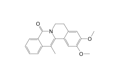 8H-dibenzo[a,g]quinolizin-8-one, 5,6-dihydro-2,3-dimethoxy-13-methyl-