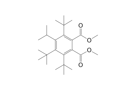 Dimethyl 3,4,6-tris(t-butyl)-5-isopropylphthalate