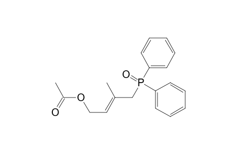 (E)-1-acetoxy-4-diphenylphosphinoyl-3-methylbut-2-ene