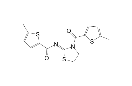 5-methyl-N-{(2Z)-3-[(5-methyl-2-thienyl)carbonyl]-1,3-thiazolidin-2-ylidene}-2-thiophenecarboxamide