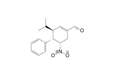 (3S,4S,5S)-3-Isopropyl-5-nitro-4-phenylcyclohex-1-ene-carbaldehyde
