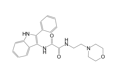 ethanediamide, N~1~-[2-(4-morpholinyl)ethyl]-N~2~-(2-phenyl-1H-indol-3-yl)-