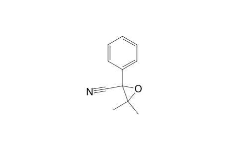 3,3-dimethyl-2-phenyl-2-oxiranecarbonitrile