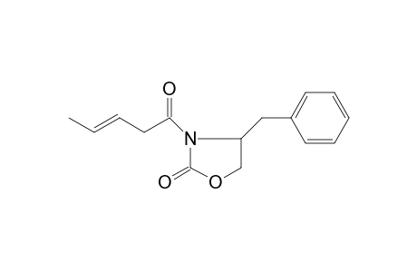 4-(benzyl)-3-[(E)-pent-3-enoyl]oxazolidin-2-one