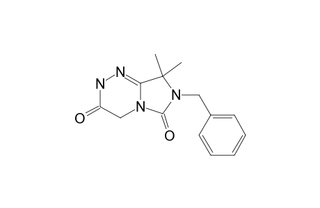 7-BENZYL-8,8-DIMETHYL-7,8-DIHYDRO-IMIDAZO-[5,1-C]-[1,2,4]-TRIAZINE-3,6(2H,4H)-DIONE