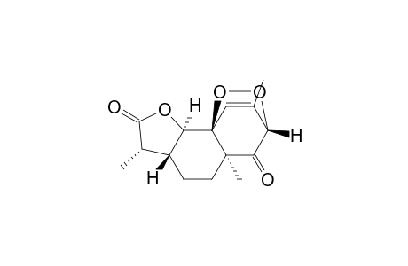 3H-3,9b-Ethenofuro[3,2-h]-1,2-benzodioxin-4,8(4aH,7H)-dione, 5,6,6a,9a-tetrahydro-4a,7,10-trimethyl-, [3S-(3.alpha.,4a.alpha.,6a.beta.,7.alpha.,9a.alpha.,9b.alpha.)]-