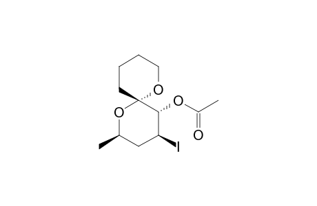 (2R,4R,5R,6S)-4-IODO-2-METHYL-1,7-DIOXASPIRO-[5.5]-UNDEC-5-YL-ACETATE