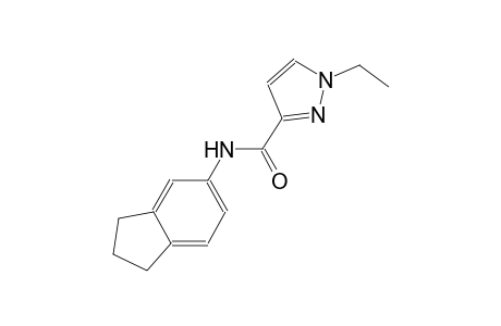 N-(2,3-dihydro-1H-inden-5-yl)-1-ethyl-1H-pyrazole-3-carboxamide