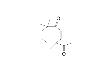 4,8,8-Trimethyl-4-acetylcyclooct-2(cis)-enone