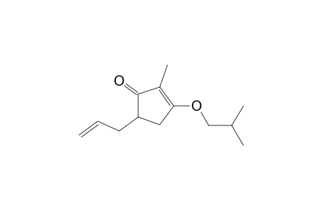 2-Cyclopenten-1-one, 2-methyl-3-(2-methylpropoxy)-5-(2-propenyl)-, (.+-.)-