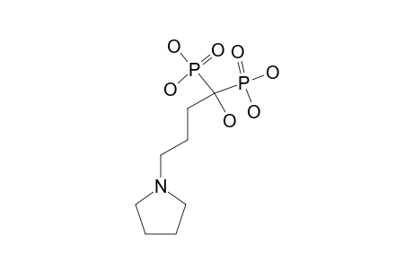1-HYDROXY-4-(PYRROLIDINE-1-YL)-BUTYLIDENE-1,1-BISPHOSPHONIC-ACID