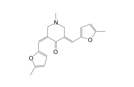 4-piperidinone, 1-methyl-3,5-bis[(5-methyl-2-furanyl)methylene]-, (3Z,5E)-