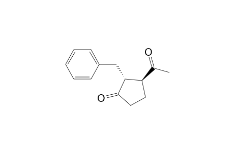 trans-3-Acetyl-2-benzylcyclopentanone