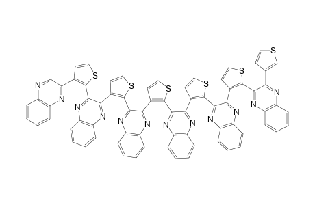 1-(3)Thiena-3,5,7,9,11-penta-(2,3)thiena-2,4,6-tri-(2,3)quinoxalina-8-(2)quinoxalinaoctane