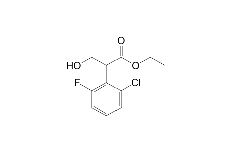 3-Hydroxy-2-(2-chloro-6-fluorophenyl)propionic acid ethyl ester