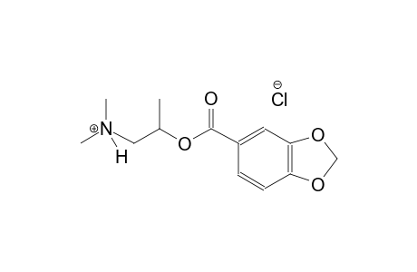 1-propanaminium, 2-[(1,3-benzodioxol-5-ylcarbonyl)oxy]-N,N-dimethyl-, chloride