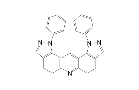 1,11-Diphenyl-4,5,7,8-tetrahydrobipyrazolo[3,4-a;4',3'-j]acridine