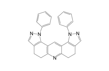 1,11-Diphenyl-4,5,7,8-tetrahydrobipyrazolo[3,4-a;4',3'-j]acridine