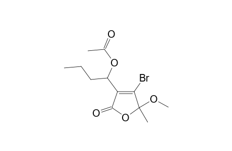 5-epi-3-(1'-Acetoxybutyl)-4-bromo-5-methyl-5-methoxy-2(5H)-furanone