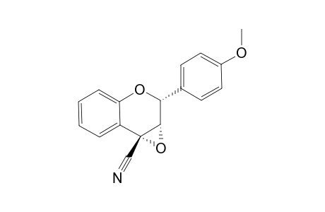 2,3-Dihydro-4-cyano-3,4-epoxy-2-(4'-methoxyphenyl)-4H-1-benzopyran