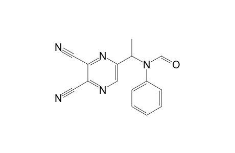 5-[1-(N-Formylanilino)ethyl]pyrazine-2,3-dicarbonitrile