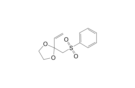 2-[(phenylsulfonyl)methyl]-2-vinyl-1,3-dioxolane
