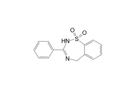 1,2,4-Benzothiadiazepine, 2,5-dihydro-3-phenyl-, 1,1-dioxide