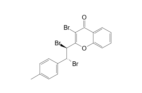 3-BROMO-2-[1,2-DIBROMO-2-(4-METHYLPHENYL)-ETHYL]-CHROMONE