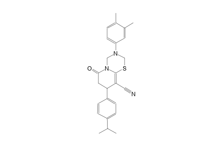 2H,6H-pyrido[2,1-b][1,3,5]thiadiazine-9-carbonitrile, 3-(3,4-dimethylphenyl)-3,4,7,8-tetrahydro-8-[4-(1-methylethyl)phenyl]-6-oxo-
