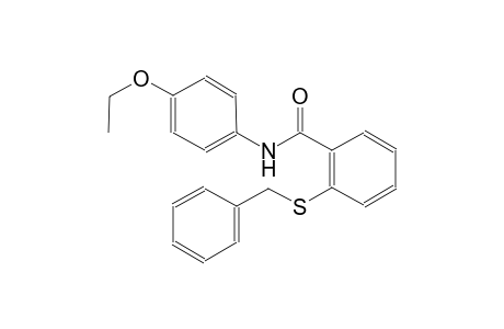 2-(benzylsulfanyl)-N-(4-ethoxyphenyl)benzamide