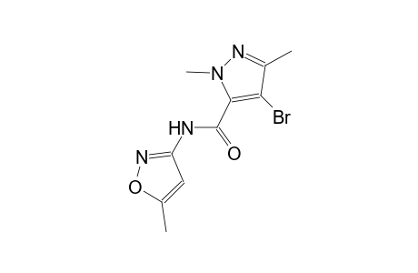 4-bromo-1,3-dimethyl-N-(5-methyl-3-isoxazolyl)-1H-pyrazole-5-carboxamide